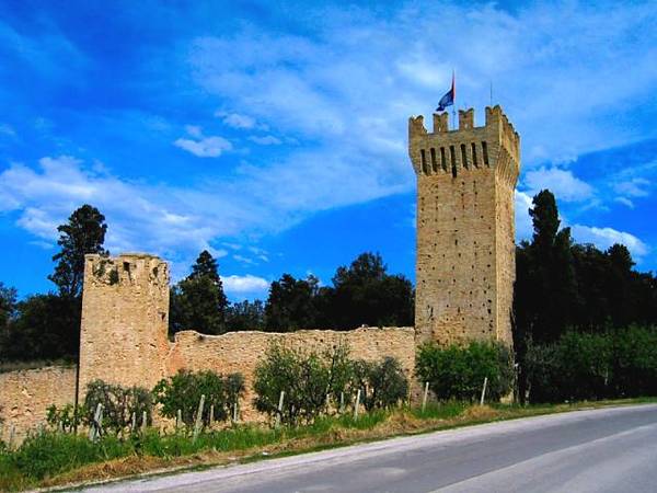 La Rocca Tiepolo dove si terrà la maratona di burr