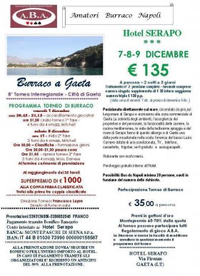 torneo burraco gaeta